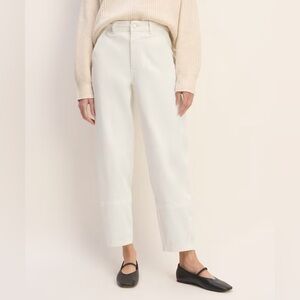 Everlane The Utility Barrel Pant - Bone
